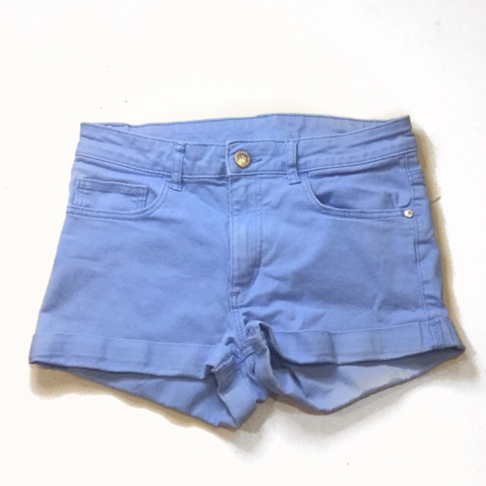 Blue Denim Shorts